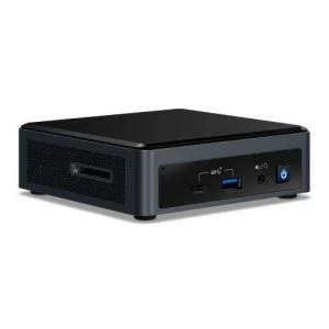 Image of Intel NUC BXNUC10I5FNK3 PC/workstation barebone i5-10210U 1.6 GHz UCFF Black BGA 1528