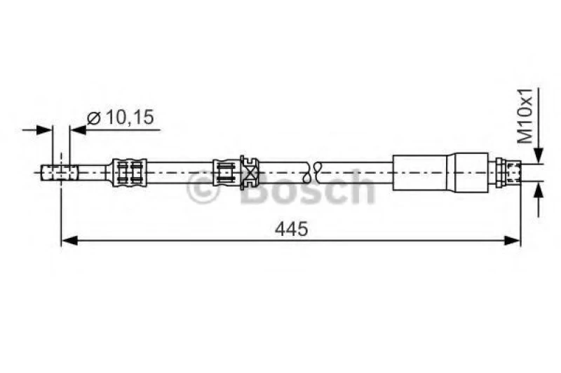 Image of Brake hose Bosch 1 987 476 455