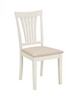 image of Julian Bowen Pair Of Stamford Dining Chairs - Ivory