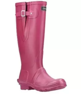 image of Cotswold Windsor Wellington Boots - Pink , Berry, Size 5, Women