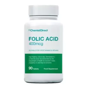 Image of Chemist Direct Folic Acid 400mcg