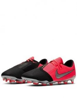 Nike Phantom Venom Pro Firm Ground Football Boots - Red/Black, Size 6, Men