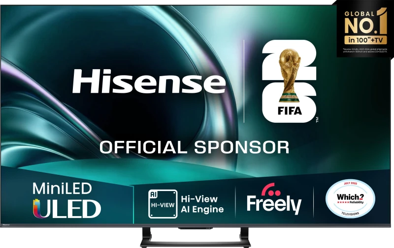 Image of Hisense 50" 50U7QTUK Smart 4K Ultra HD Mini LED TV