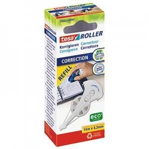Image of tesa Correction tape roller refill ROLLER 59841 4.2mm White 14 m