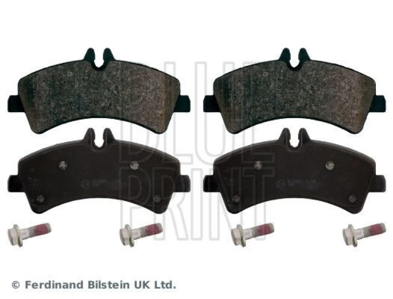 Image of Blue PRINT Brake pad set Blue PRINT ADU174240