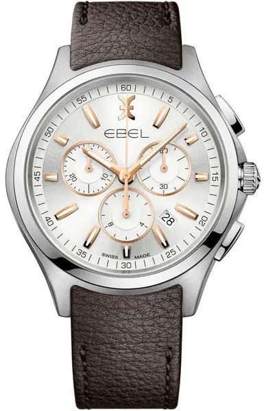 image of Ebel Watch Wave Chronograph Mens - Silver EBL-207