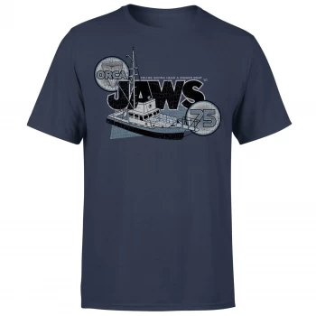 Image of Jaws Orca 75 T-Shirt - Navy - XS - Navy