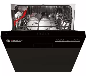 Image of Hoover HDSN1L380PB Full Size Semi Integrated Dishwasher