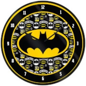 image of Batman Logo Clock 10 Inch