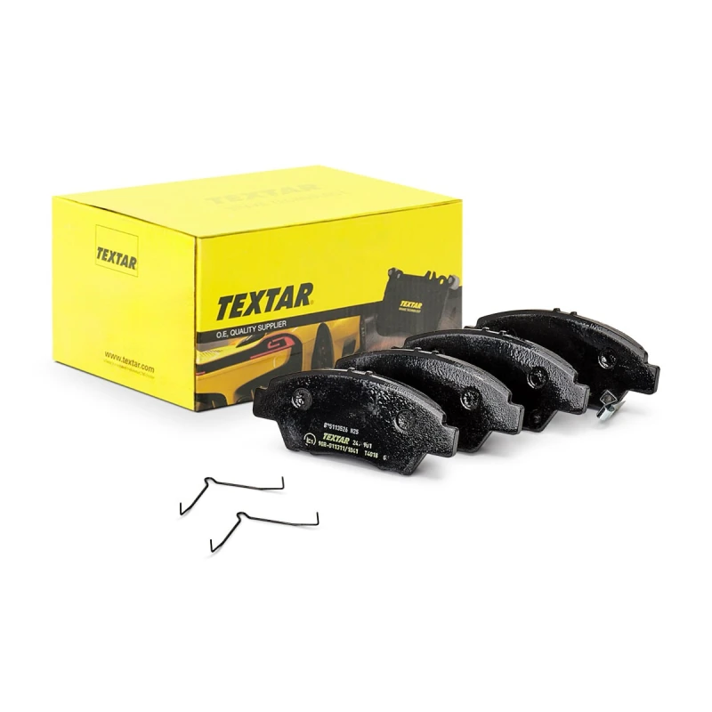 Image of TEXTAR 2497901 Brake pad set with acoustic wear warning, with accessories Brake Pad Set,disc brake (402)