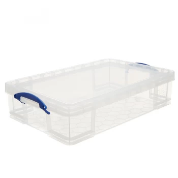 Image of Really Useful 33L Underbed Storage Box - Clear