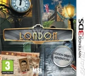 Image of Secret Mysteries in London Nintendo 3DS Game