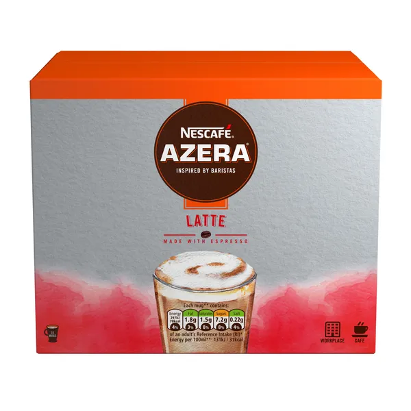 image of Nescafe Azera Latte Coffee 35 Sachets