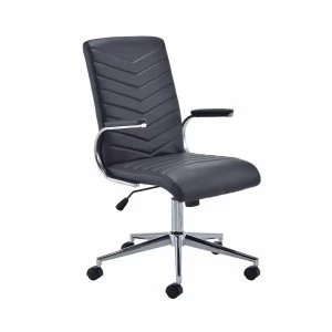 image of TC Office Baresi Designer Executive Chair, Black