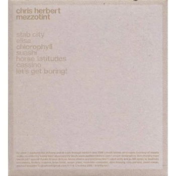 image of Chris Herbert - Mezzotint CD