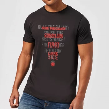 Image of Star Wars Dark Side Echo Black T-Shirt - Black - 3XL - Black