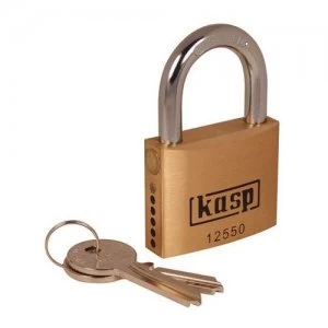 Image of Kasp Premium Brass Padlock Semi Assembled 50mm