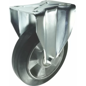 Image of Fixed Plate 160MM Rubber Tyre - Atlas Workholders