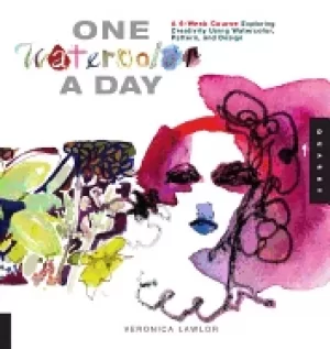 Image of one watercolor a day a 6 week course exploring creativity using watercolor