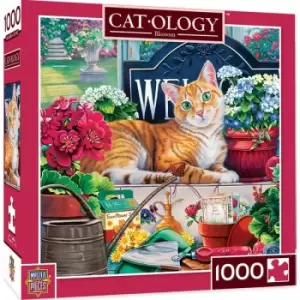 Image of Masterpieces Puzzle Cat-ology Blossom Puzzle 1000 piece jigsaw puzzle