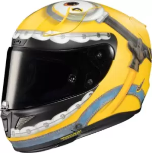Image of HJC RPHA 11 Otto Minions Helmet, yellow Size M yellow, Size M