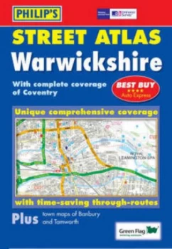 Image of Philips Street Atlas Warwickshire Book