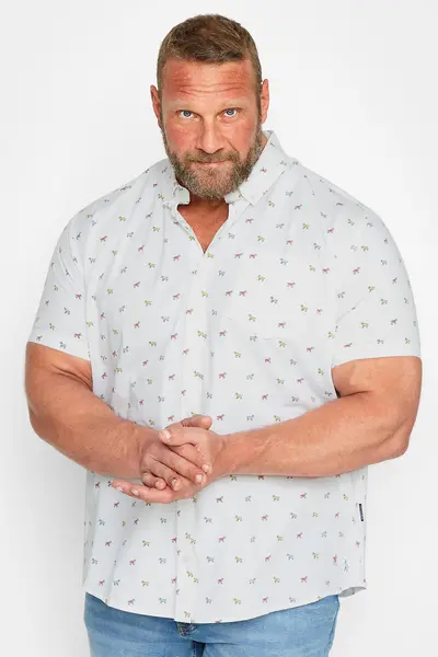 Image of BadRhino Printed Shirt White