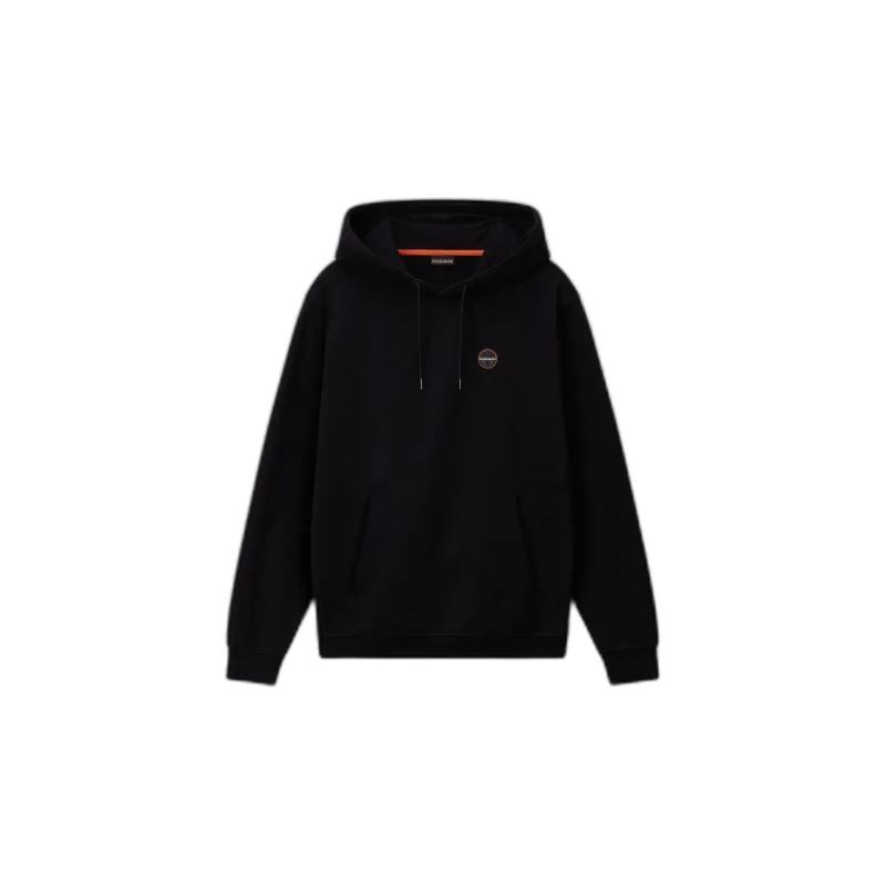 Image of Hooded sweatshirt Napapijri B-Badge H Noir Male XL