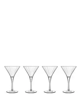 image of Luigi Bormioli Bach Martini Glasses, 260Ml, Set Of 4