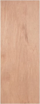 Image of Wickes Lisburn Internal Flushed 1 Panel Ply Veneer Door - 1981 x 762mm