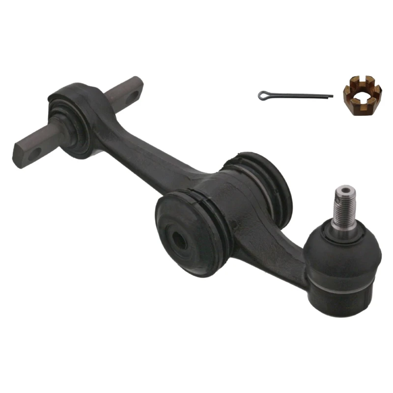 Image of FEBI BILSTEIN 42179 Suspension arm Control Arm, Cast Steel, Upper, with bearing(s), with fastening/mounting material Cast Steel Track Control Arm (273