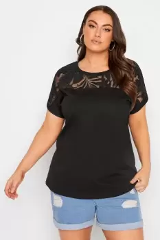 Image of Mesh Panel T-Shirt