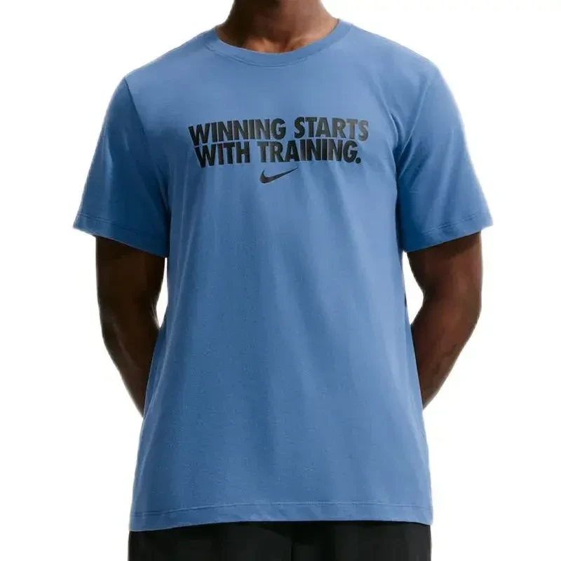 Image of T-Shirt Nike Dri-FIT Bleu Male S