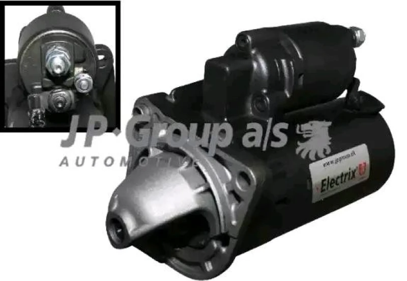 Image of JP GROUP 1290301600 Starter motor JP 1,9kW, 12V Starter (2)