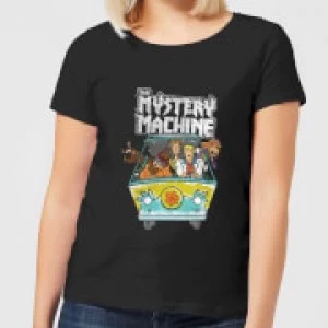 Image of Scooby Doo Mystery Machine Heavy Metal Womens T-Shirt - Black