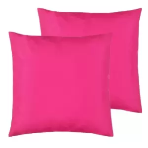Image of Furn. Wrap Outdoor Polyester Filled Cushions Twin Pack Pink