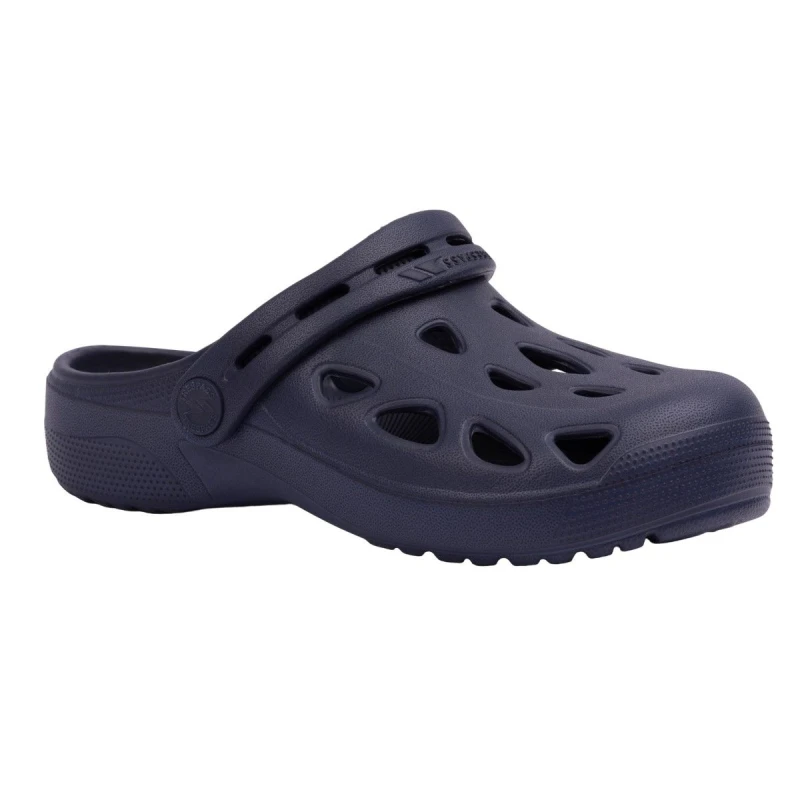 Image of Trespass Madison Clogs in Navy Size: 3 Navy Unisex 3
