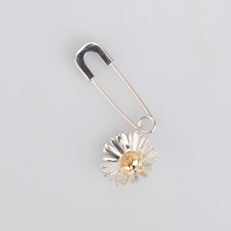 Image of Ambush Daisy Charm Earrings - Silver Silver One Size