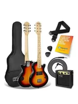 image of 3Rd Avenue Junior Electric Rock Guitar Pack - Sunburst