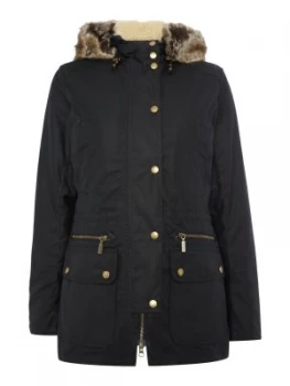 Image of Barbour Exclusive Kelsall Wax Parker Blue