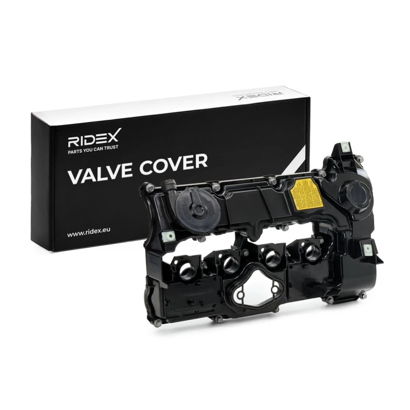 Image of RIDEX 977C0092 Rocker Cover with gasket/seal, with bolts/screws Rocker Cover (977)