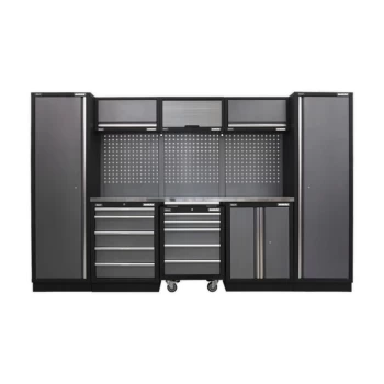 image of Sealey - APMSSTACK03SS Modular Storage System Combo - Stainless Steel Worktop