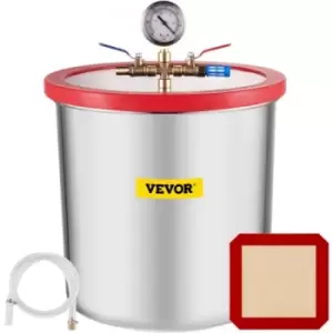 image of 22.7 L Stainless Steel Vacuum Chamber Kit 5 Gallon Degassing Urethanes