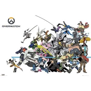 image of Overwatch Battle Maxi Poster