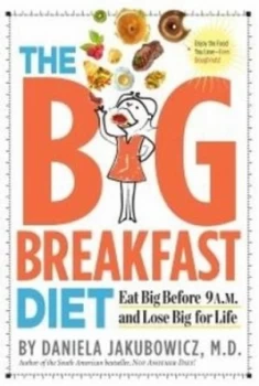 Image of The Big Breakfast Diet by Daniela Jakubowicz Md Paperback