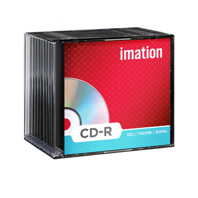 Image of Imation CDR 52X 10PK SLIMLINE 700MB 15-LANG BREAKABLE RP