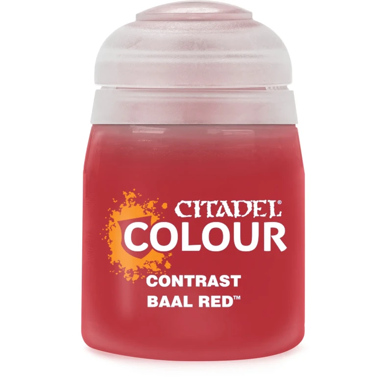 Image of Citadel Games Workshop Colour Contrast: Baal Red (18ml) Paint Multi