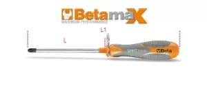 image of Beta Tools 1299HS H-Safe Tethered Pozi Driv Screwdriver PZ0 012994000