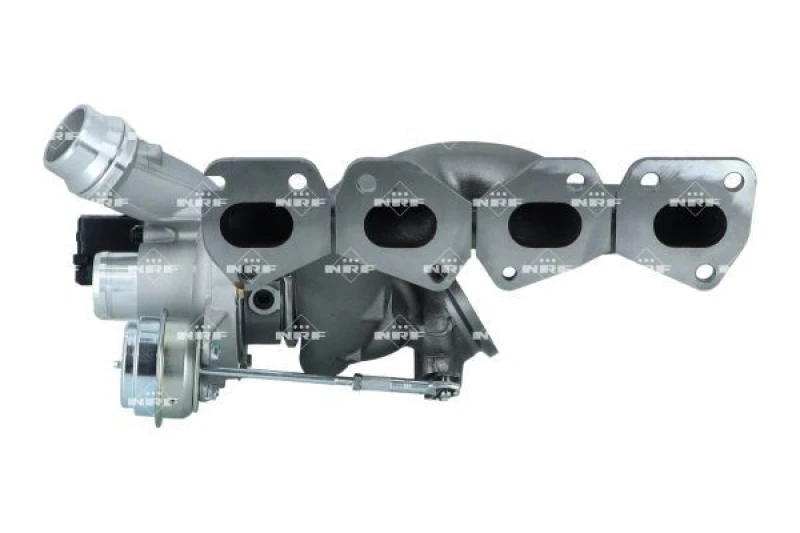 Image of NRF 90010142 Turbocharger with gaskets/seals, with exhaust manifold Charger,charging system (2234)