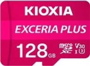 image of Kioxia Exceria Plus 128GB MicroSDHC Memory Card U3 V30